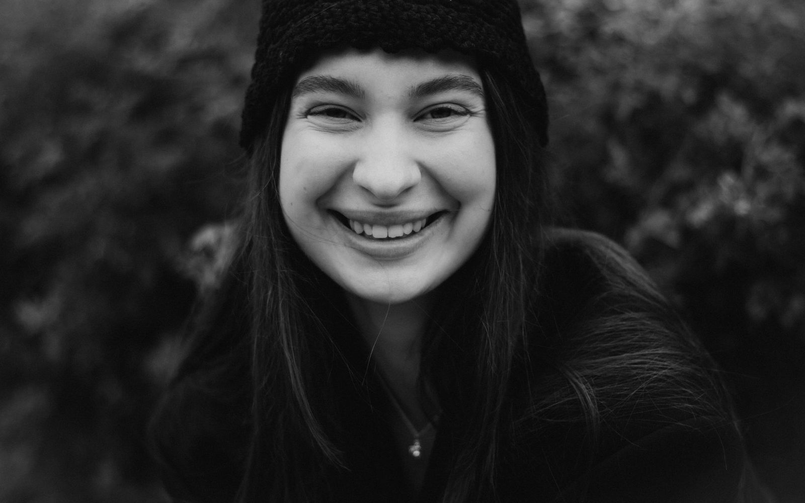 A portrait of a young woman
